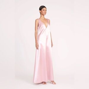 NWT Staud Teagan Maxi Dress in Cherry Blossom